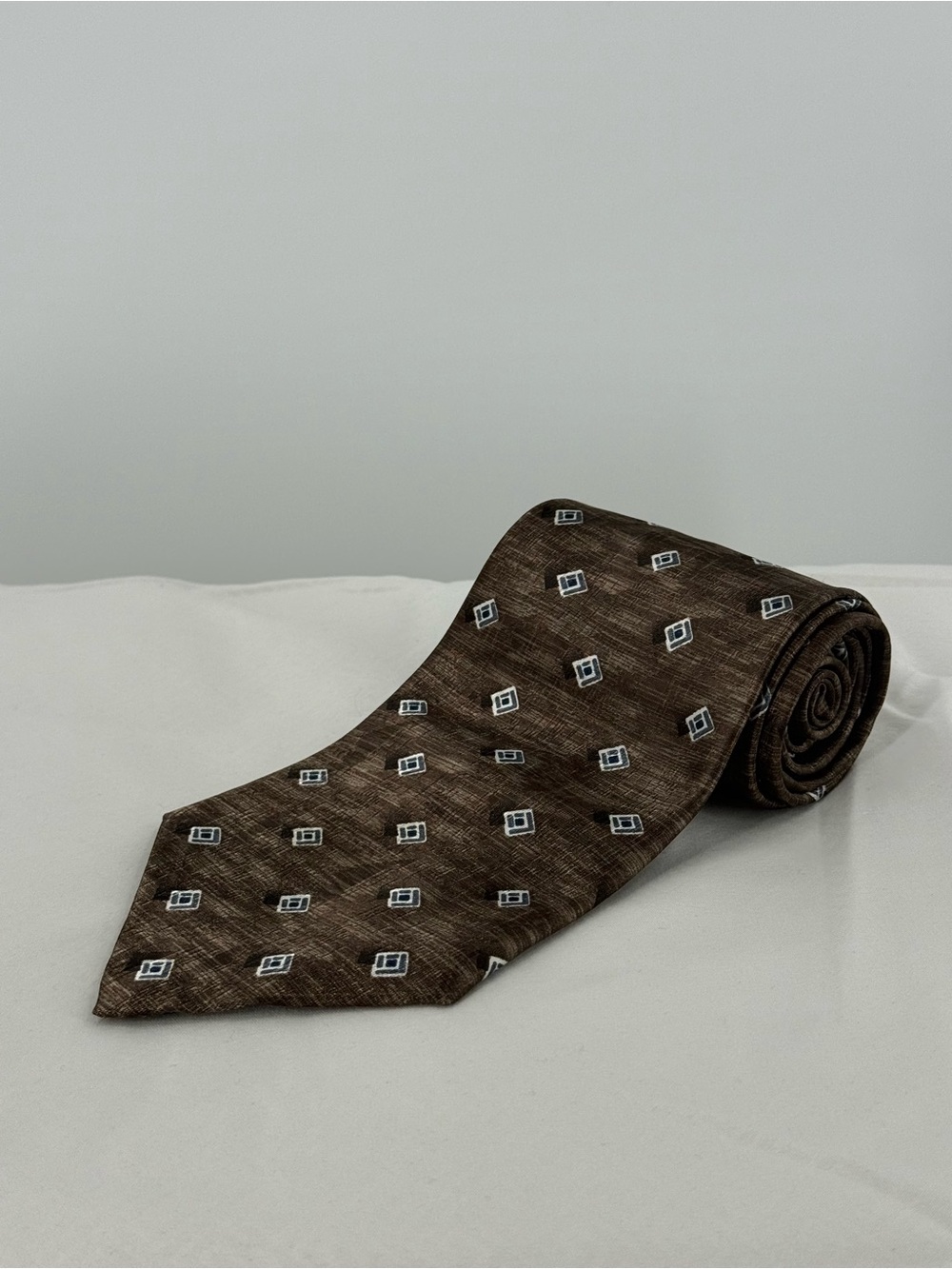 Men's Brown Patterned  Tie